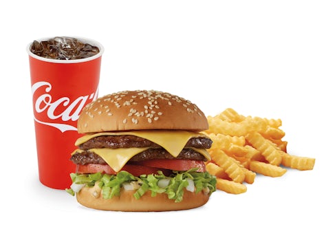 Double Del Cheeseburger Meal