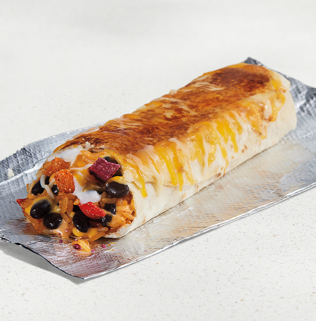 Black Bean Grilled Cheese Burrito - Black Beans