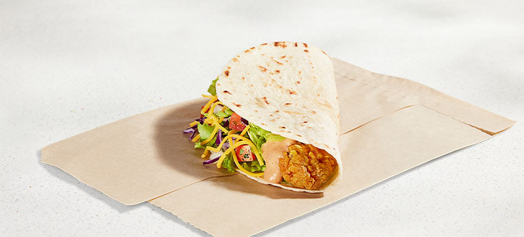 Creamy Chipotle Crispy Chicken Soft Taco