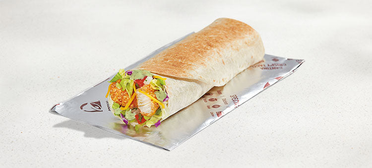 Avocado Ranch Crispy Chicken Burrito