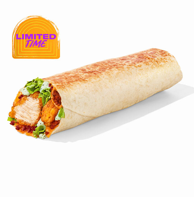 Crispy Chicken Chipotle Bacon Melt Burrito