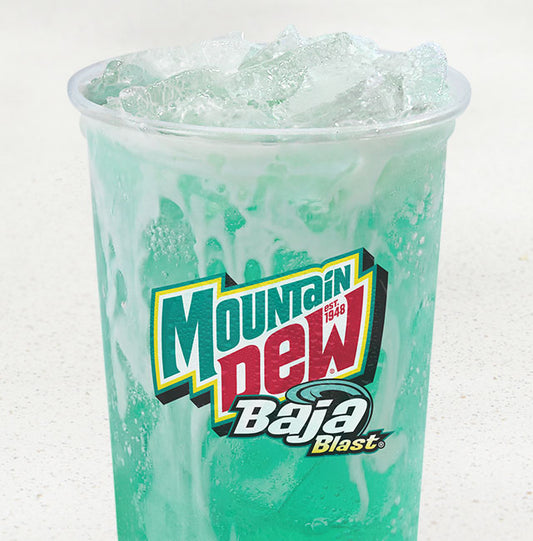 MOUNTAIN DEW BAJA BLAST dirty soda