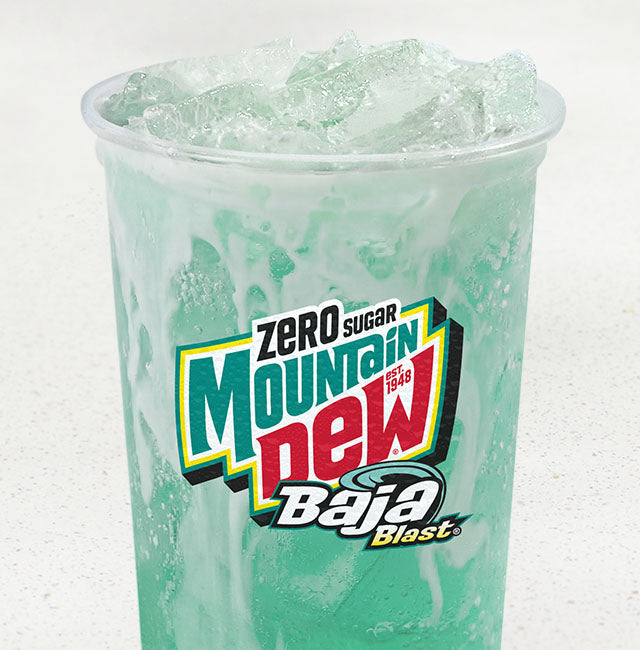Dirty Soda with BAJA BLAST Zero Sugar