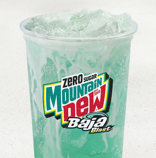 Dirty Soda with BAJA BLAST Zero Sugar