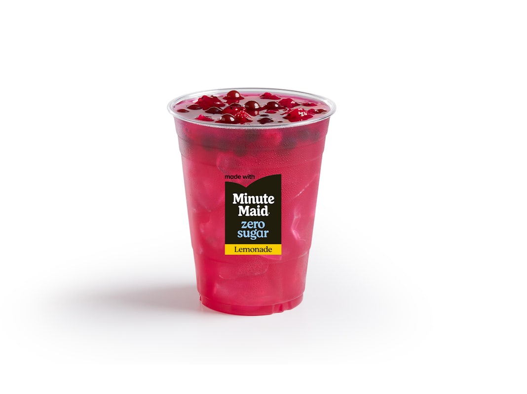 Dragon Fruit Blueberry Poppers Lemonade