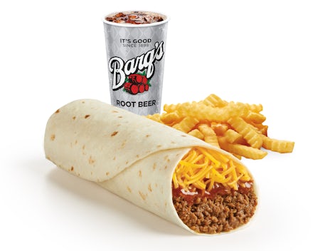 Del Beef Burrito Meal