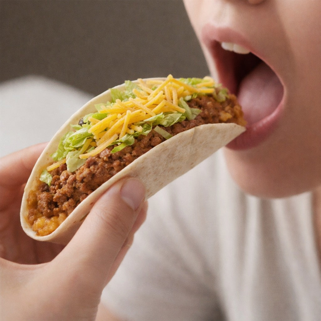 Black Beans Stuffed Soft Taco