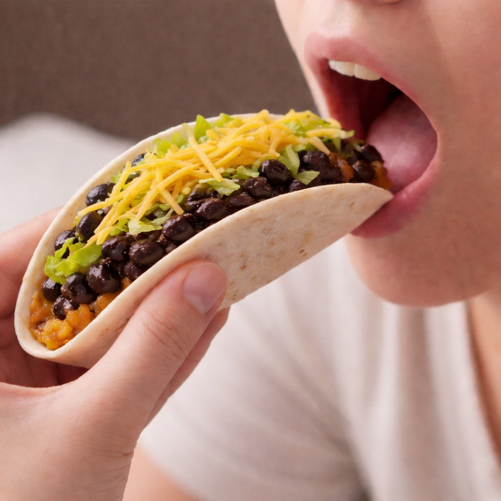 Beans Stuffed Soft Taco