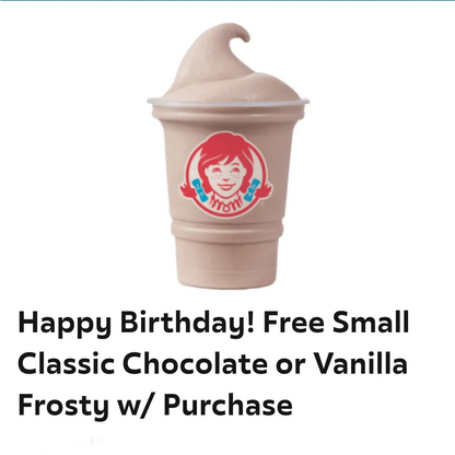 Wendy's - Free Food & Frosty